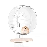 Bucatstate Hamsterrad, 26cm Laufrad Hamster Leise Hamster Spielzeug Transparent,...