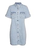 VERO MODA Vmjennie Ss Short Denim Dress Mix Noos