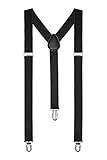 Boolavard Hosenträger Herren Damen Hosen Träger Y Form Style Clips Schmal Neon...