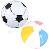 2 Stück Wasserball, Wasserball Aufblasbar, Strandball, Aufblasbar Beach...