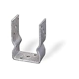 Connex Pfostenträger - 71 x 150 x 60 mm - 4 mm Materialstärke - chromfarbig -...