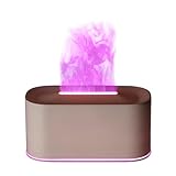 Flammenöl-Diffusor – 220 ml Aroma-Luftbefeuchter, leiser ätherischer Nebelerzeuger,...