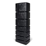 Kreher XXL Wassertonne Tower Stone mit Wasserhahn und Füllautomat. Tolle Stein...