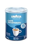 Lavazza, Caffè Decaffeinato, Gemahlener Kaffee, für Mokka-Kannen,...