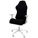 Bezug für Bürostuhl Gaming Stuhl Bezug Schwarze Dehnbare Gaming Stuhlhussen...
