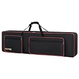 OUUTMEE Keyboard-Tasche für 88 Noten, für E-Klaviere, 600D Oxford-Stoff mit 10 mm...
