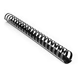FOSHISY Plastik-Binderinge 21 Ringe A4 25mm, Buchbinderinge, Binderücken, S...