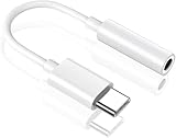 MAS CARNEY Kopfhörer-Adapter Typ C/USB C auf 3,5 mm Buchse AUX Mikrofonanschluss...