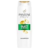 Pantene Pro-V Glatt & Seidig Shampoo 500ml für Krauses, Stumpfes Haar. Reinigt Sanft....