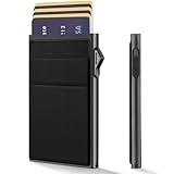 YESIIW Minimalistische Brieftasche-RFID-Schutz-Kartenhalter-Pop up...