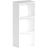 Vida Designs Oxford Bücherregal mit 3 Ebenen, würfelförmig, weiß, Holz-Regaleinheit...