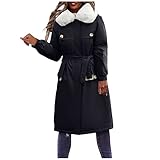 XTBFOOJ Damen Weste lang Damen Parka Damen Jacke Longjacke Damen Baseball Jacke Damen...