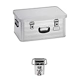 Enders Alubox 47 L mit Schloss Set - Aluminium Box 1 mm Wandstärke,...