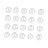 AUTSUPPL 100 Stück Transparentes Einloch - hohlglaskugel - zubehör, Zartes Material Zur...
