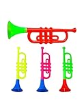 W WIDMANN MILANO Party Fashion 2720T - Trompete mit Sound, 30 cm, farbig...