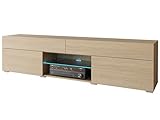 PIASKI Lowboard Carrera TV-Schrank, 180 cm, TV-Schrank, verschiedene Farben, inklusive...