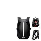 Motorradrucksäcke für Herren, wasserdichter Helmrucksack, Motorradzubehör,...