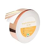 DTnewsun Kupferband Gegen Schnecken,20m*30mm Kupferband,Einseitig Leitfähiges...