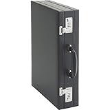 Alassio 92300 - Attachékoffer PONTE, aus Lederimitat, ca. 44,5 x 33 x 10 cm, schwarz,...