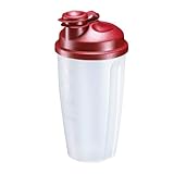 Westmark 441391 Dressingshaker, Plastik, silber, 10.1 x 19.7 x 9.3 cm