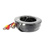 HOMSFOU bnc Kabel mit Strom bnc Kabel für BNC-Video-Stromkabel BNC-Videokabel 16,4 Fuß...