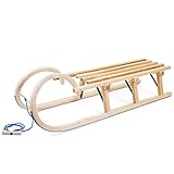 HolzFee Baran E 115 Hörnerschlitten Schlitten Eschenholz | Made in Germany