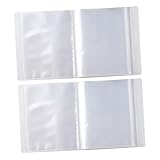 HOLIDYOYO 2 Stück Teiliges Einsteckalbum mit Transparenten Hüllen Großer Kapazität...