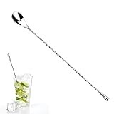 Barlöffel,Cocktail Löffel,Barlöffel Rühroffel Langer Cocktail Rührer Gin...