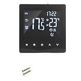 AC90-240V Digitaler Thermostat, LCD-Display, Programmierbarer Intelligenter Thermostat,...