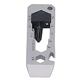 Multitool Keychain Tool 7 in 1 Schraubendreherflasche Öffner Schraubenschlüssel Lineal...