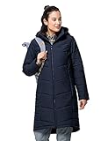 Jack Wolfskin Damen NORTH YORK COAT W winddichter Wintermantel, midnight blue, M