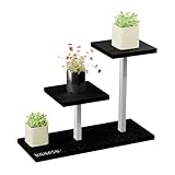 HNNOSH Blumenständer Holz Metall – elegante pflanzenständer fensterbank, Blumentreppe,...