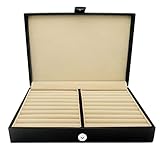 HONEY BEAR Kunstleder Herren/Damen Schmuckbox Schmuckkästen für Krawattennadel...