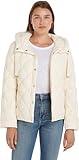 Tommy Hilfiger Damen Daunenjacke Classics Winter, Weiß (Calico), M