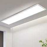 CBJKTX LED Panel 120x30 Deckenleuchte - Deckenpanel Dimmbar Lang Büro...
