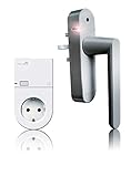 Schellenberg Smart Home Fenstergriff mit Alarm und Funk in Silber, inkl....