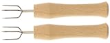 Teemando® 2 X Pellkartoffelgabel, Halter für Pellkartoffel oder Maiskolben,...