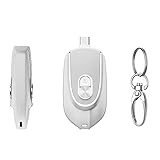 Jenbnoau 1200 MAh Tragbare Mini-Powerbank SchlüSselanhäNger zum Aufladen der Powerbank...