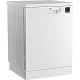 Beko DFN04321W b100 Freistehender Geschirrspüler 60 cm, 13 Maßgedecke, unterbaufähig,...