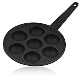 BBQ-Toro Gusseisen Poffertjes Pfanne mit Griff | Ø 20,5 x (H) 3 cm |...