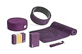 CLUB4BRANDS C4B - Großes Yoga Set (6 TLG.) mit Yoga-Matte, 2 Yoga-Blöcke, Yoga-Gurt,...