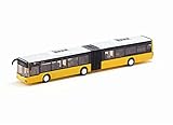 siku 3736, Gelenkbus, 1:50, Metall/Kunststoff, Gelb, Bereifung aus Gummi, Öffenbare...