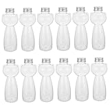 BESTonZON 12 Stück Saftflasche Kaffee Luftdichter Behälter Durchsichtiger Behälter...