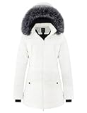 Wantdo Damen Winter Warm Puffer Mantel Wasserabweisend Outdoor Jacke Baumwolle Gepolsterte...