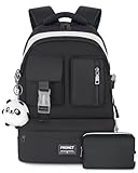 Schulrucksack Mädchen Teenager Rucksack Tagesrucksack Damen 16 Zoll...