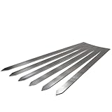 Edelstahl Adana Grillspieße extra breit 24mm und 450mm lang (6)