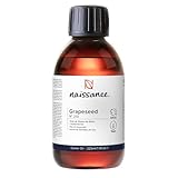 Naissance Traubenkernöl (Nr. 210) - 225ml - Raffiniert - für Haut, Gesicht, Körper,...