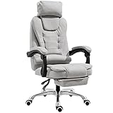 Chefsessel 90-155° Verstellbare Bürostühle, Bequeme Chefsessel Mit Fußstütze,...