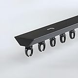 Vorhangschiene 1 läufig, Deckenmontage Gardinenschiene, Schiene Vorhangstange für...