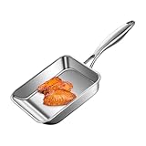 Antihaft- , 3-lagig, , quadratisch, antihaftbeschichtet, tiefe Eisenpfanne, kleine zum...